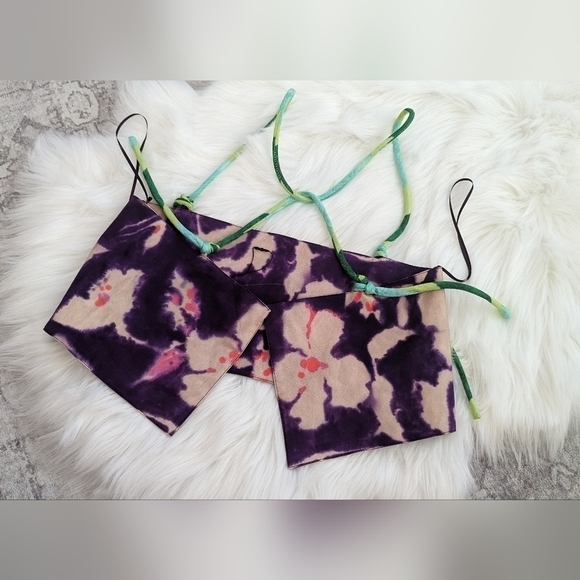 NWOT Zara Floral Linen Crop Top Size S - Picture 6 of 9